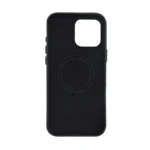 Black Pebbled Cowhide Card Slot MagSafe Case for iPhone 16 Pro Max - 图片 2