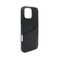 Black Pebbled Cowhide Card Slot MagSafe Case for iPhone 16 Pro Max - 图片 4