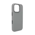 Grey Silicone Leather MagSafe Case for iPhone 16 - 图片 4