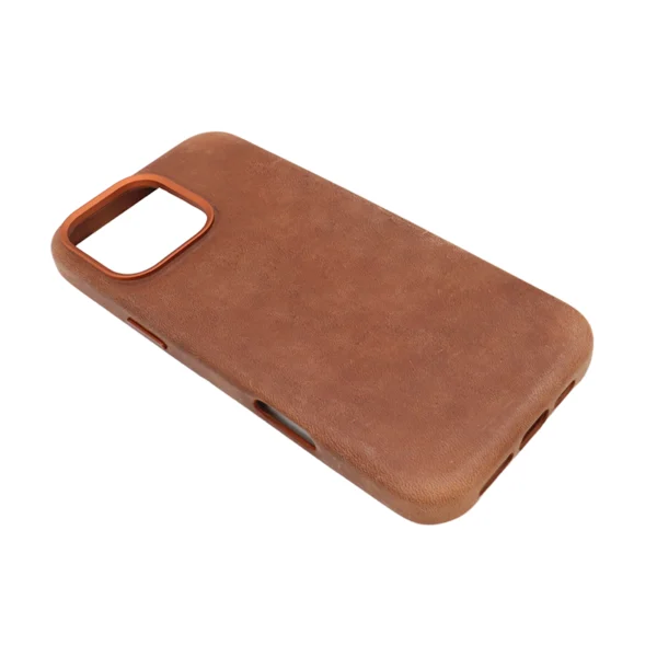 Crazy Horse Leather MagSafe Case for iPhone 16 Pro Max