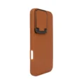Saddle Brown Leather Kickstand Case for iPhone 16 Pro Max - 图片 4