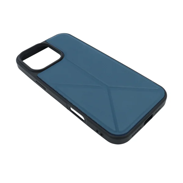 Nappa Leather Origami Stand Case for iPhone 16 Pro Max