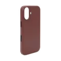 Deep Brown Bio-Based Cactus Leather MagSafe Case for iPhone 16 - 图片 4