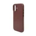 Deep Brown Bio-Based Cactus Leather MagSafe Case for iPhone 16 - 图片 3
