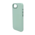 Silicone Vegan Leather MagSafe Case with PVD Gold Buttons for iPhone 16 E - 图片 3