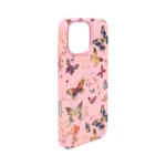 Floral Butterfly Print PU Leather MagSafe Case for iPhone 16 Pro Max - 图片 4