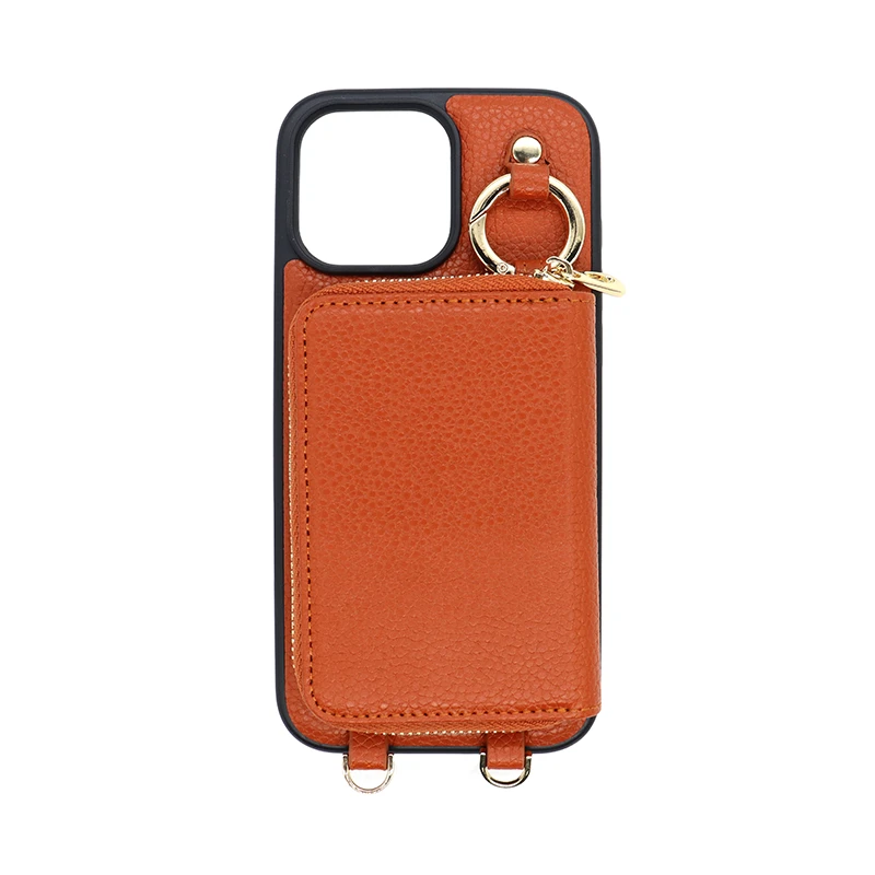 Close-up of Mechanical Locking Ring securing the wallet to the case.