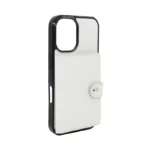 Silicone Vegan Leather Detachable Wallet Case for iPhone 16 - 图片 5