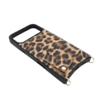Leopard Print Crossbody Wallet Case for iPhone 17 Pro with Lanyard - 图片 6