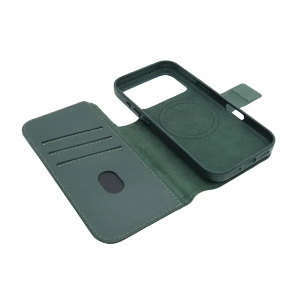 Nappa Leather 2-in-1 Wallet Case for iPhone 17 Pro