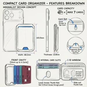 Custom Leather Magsafe Wallet 