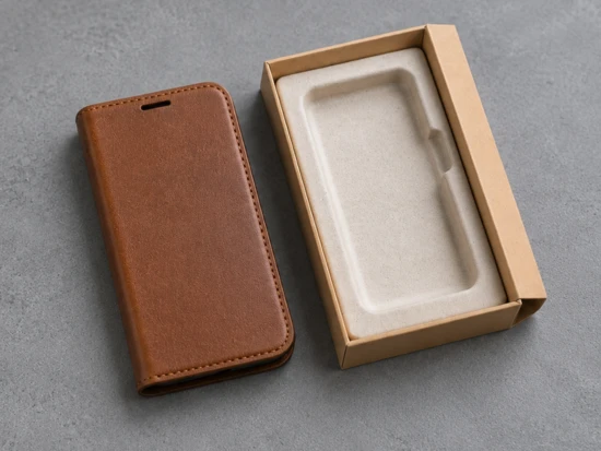 Leather protective case fit, structure, and packaging inspection.