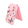 UV Printed PU Leather Magnetic Card Holder with Kickstand