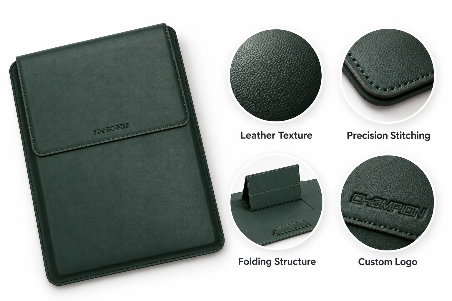 Custom Leather Laptop Sleeve