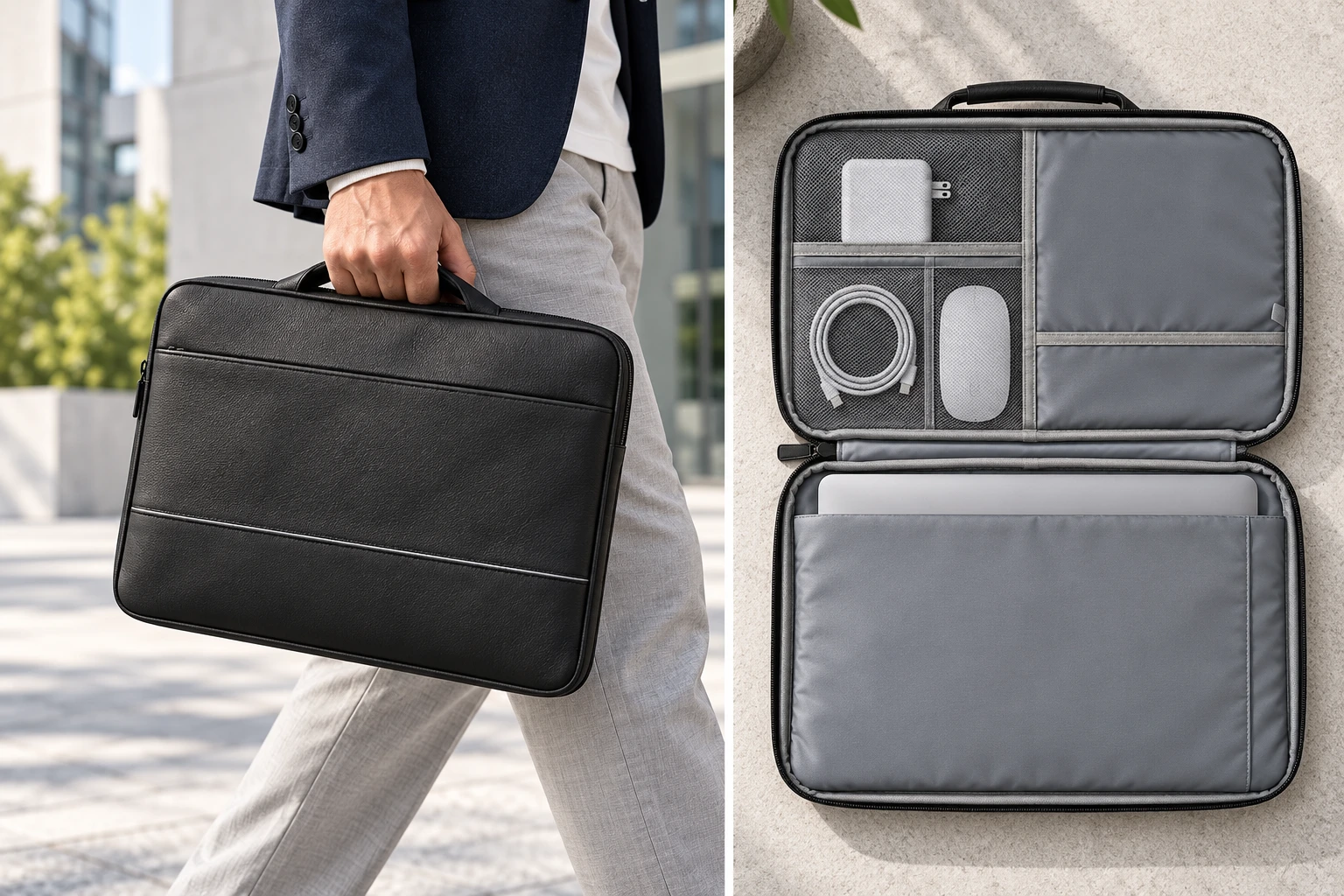 Custom Leather Laptop Sleeve