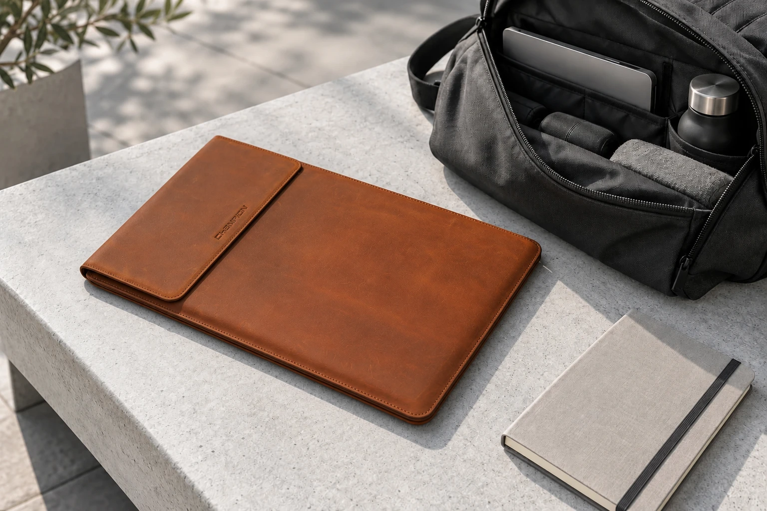 Custom Leather Laptop Sleeve