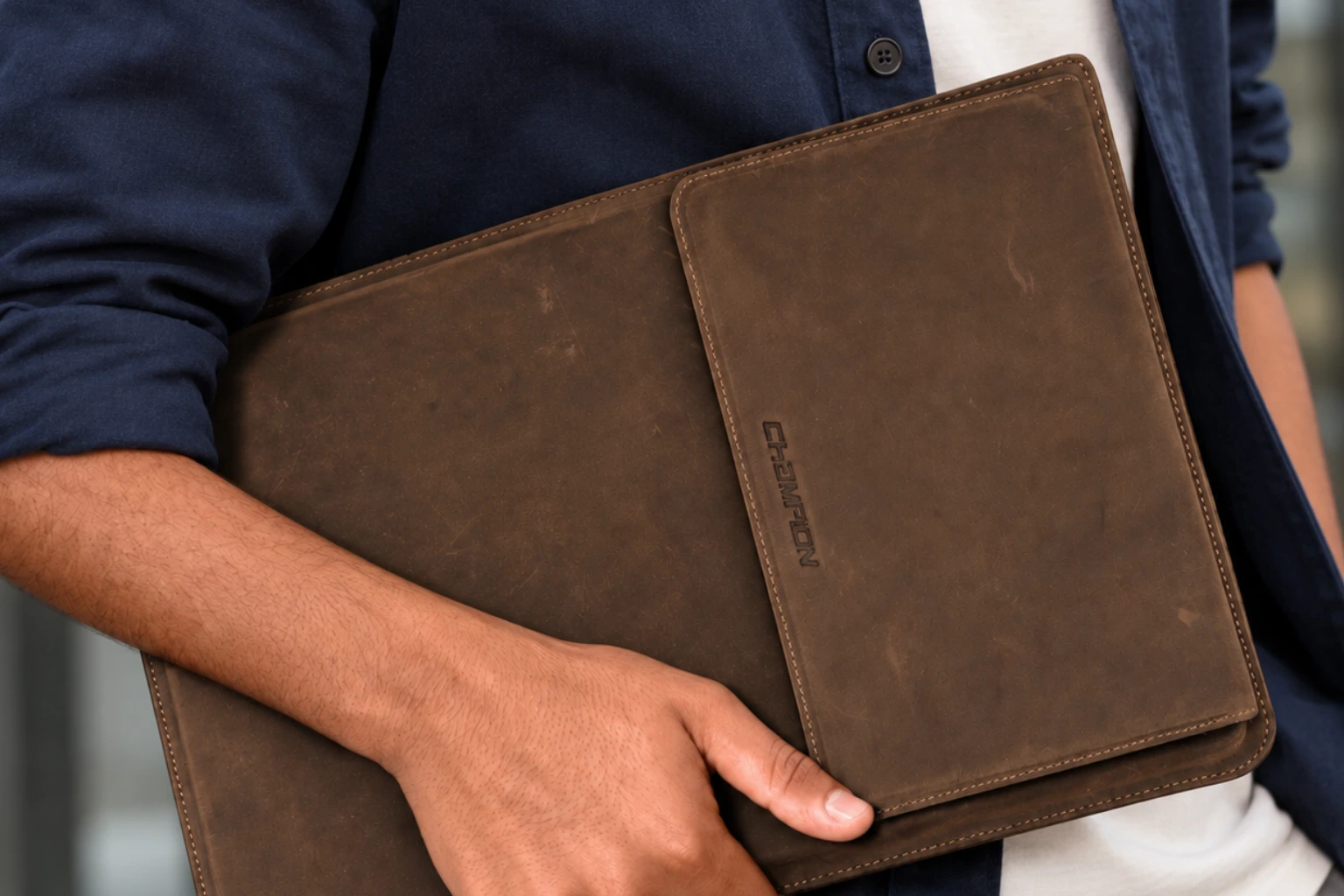 Custom Leather Laptop Sleeve
