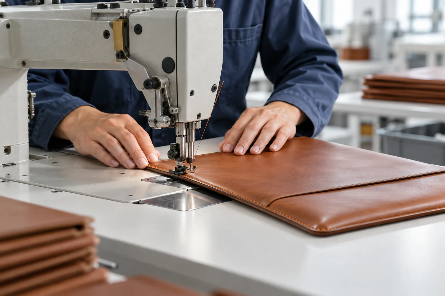 Custom Leather Laptop Sleeve